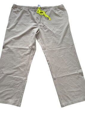 Figs Scrub pants Pisco Basic mens 6XLT khaki beige drawstring tall long inseam